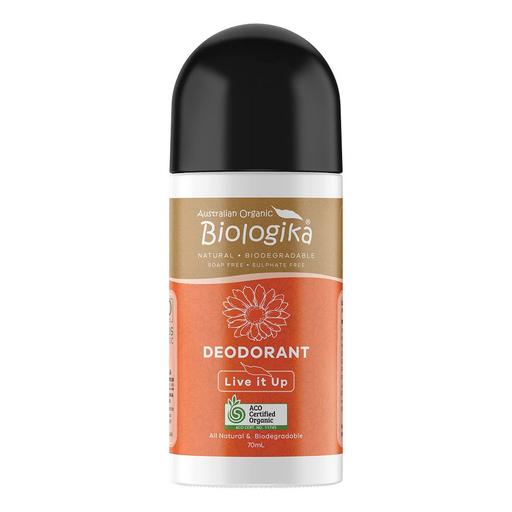 Biologika Live It Up Roll On Deodorant - 70ml