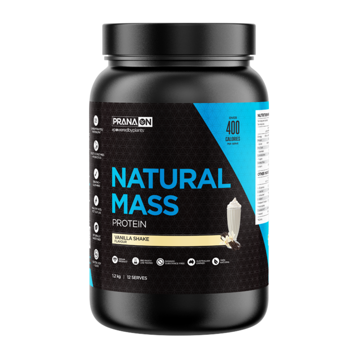 Natural Mass Protein Vanilla Shake 1.2kg