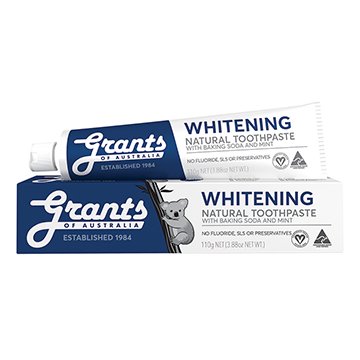 Grants Natural Toothpaste Whitening with Baking Soda 110g