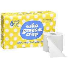 Who Gives A Crap 100 Recycled Toilet Paper - 6 Pack