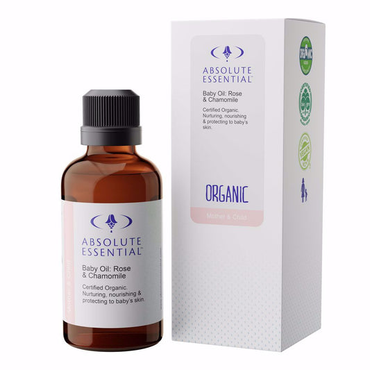 BABY OIL: ROSE & CHAMOMILE (ORGANIC) - 50ML