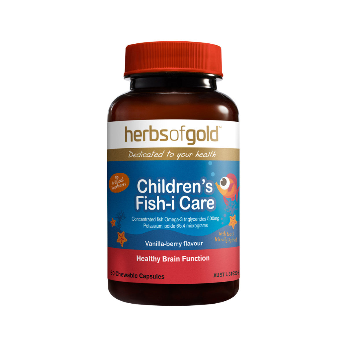 Childrens Fish-I Care Chewable 60c