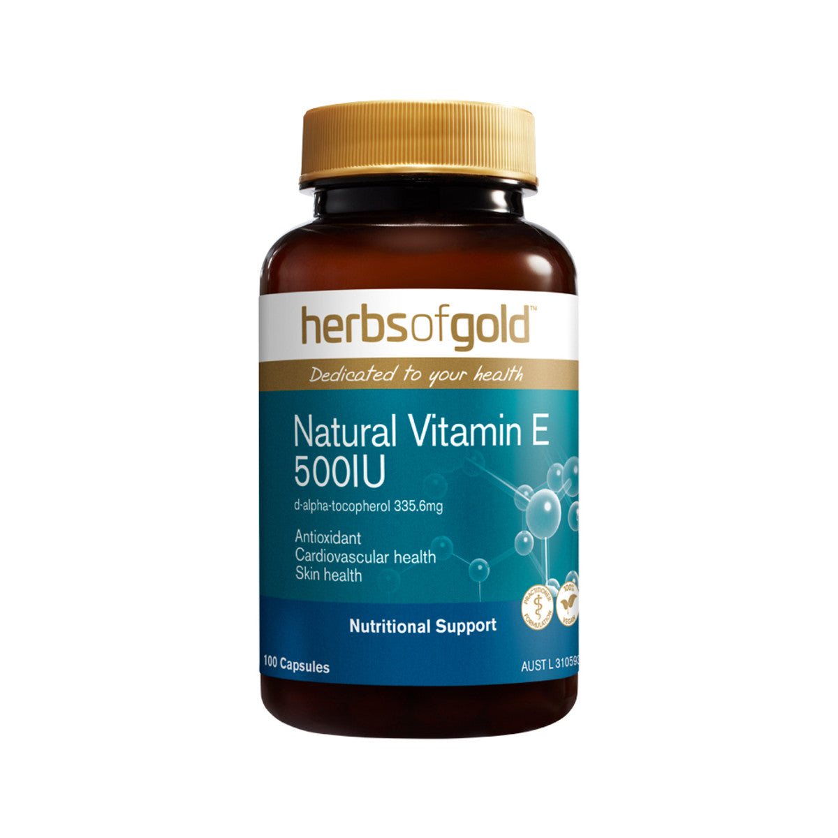 Natural Vitamin E 500I.U. 100c