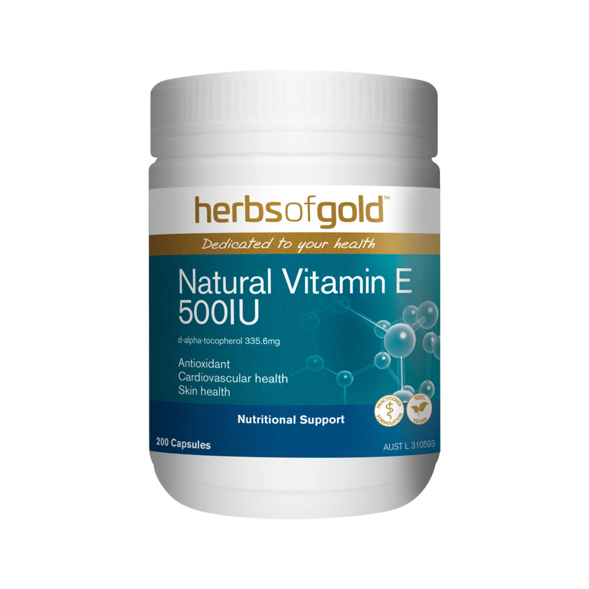 Natural Vitamin E 500I.U. 200c