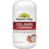 NATURES WAY COLLAGEN + TURMERIC 60 TABLETS