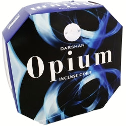 INCENSE COILS DARSHAN Opium x10