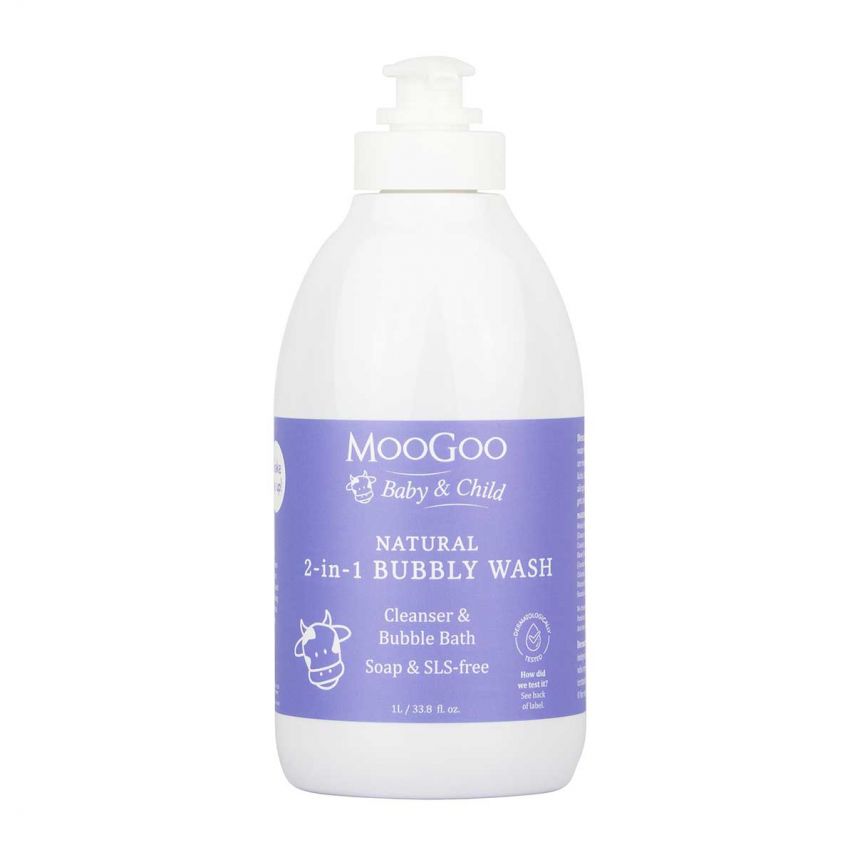 MOOGOO BABY 2-in-1 Bubbly Wash 1L