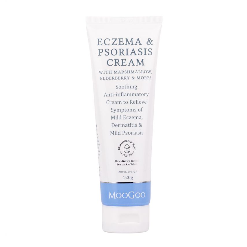 MOOGOO Eczema & Psoriasis Cream With Marshmallow Root 120g