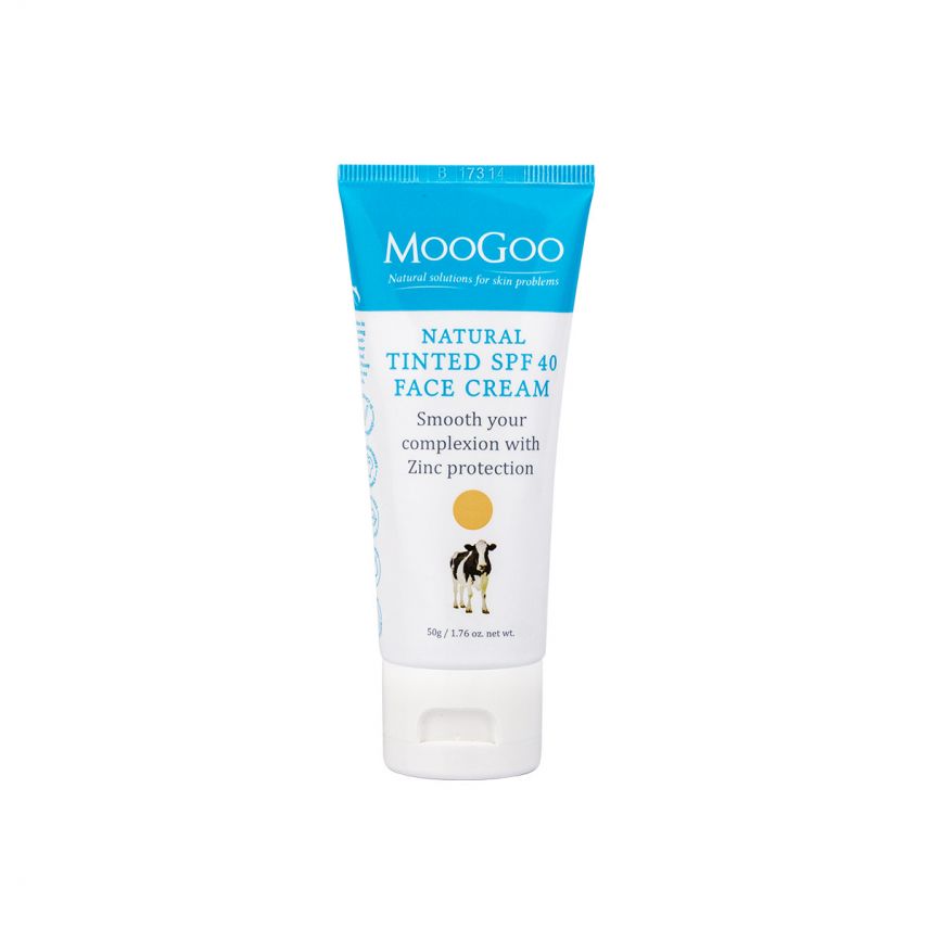 MOOGOO Sunscreen Tinted Face Cream SPF 40 50g