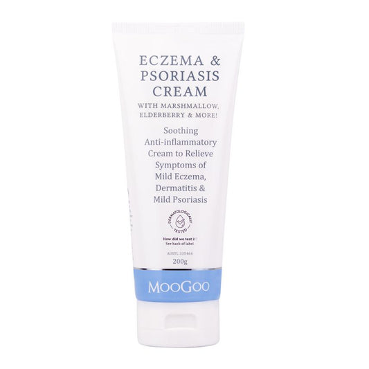 Eczema & Psoriasis Cream MooGoo Marshmallow Elderberry 200g
