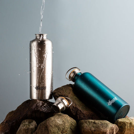 CHEEKI Thirsty Max Stainless Steel Bottle - Silver 1.6 Litre