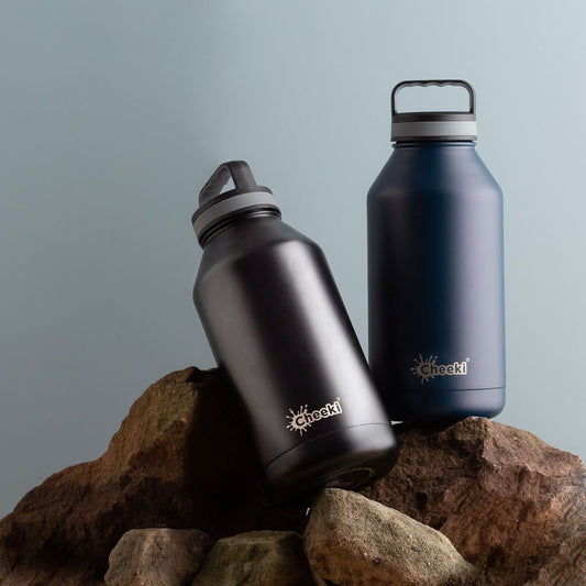 CHEEKI Chiller Insulated Bottle - Black 1.9 Litre
