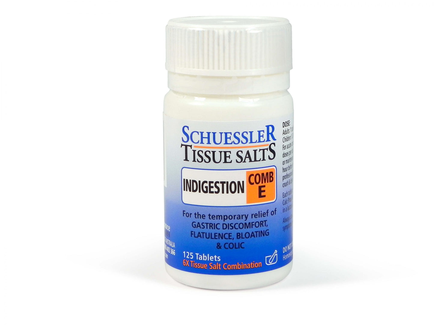 SCHUESSLER Comb E INDIGESTION 125t