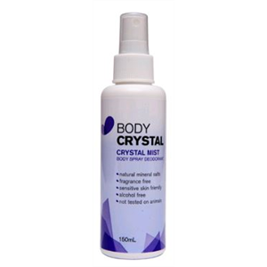 Body Crystal Mist Spray Fragrance Free 150ml