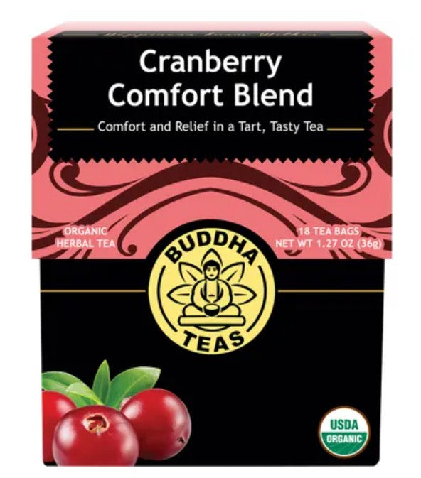 BUDDHA TEA Cranberry Comfort tbags x18