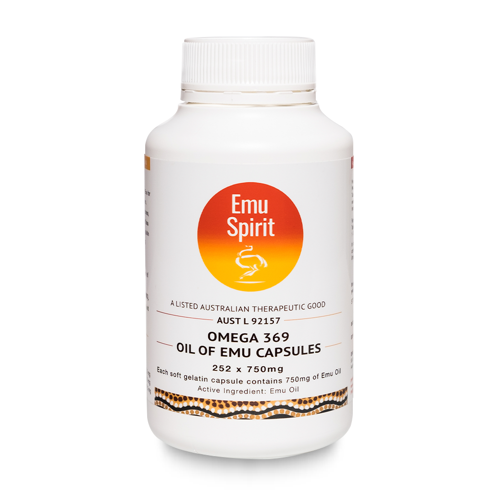 Emu Omega 369 750mg 252 Capsules
