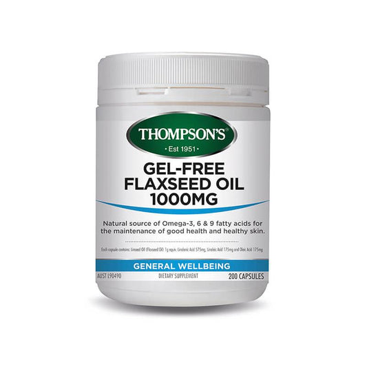 THOMPSONS Flaxseed Oil 1000mg 200c