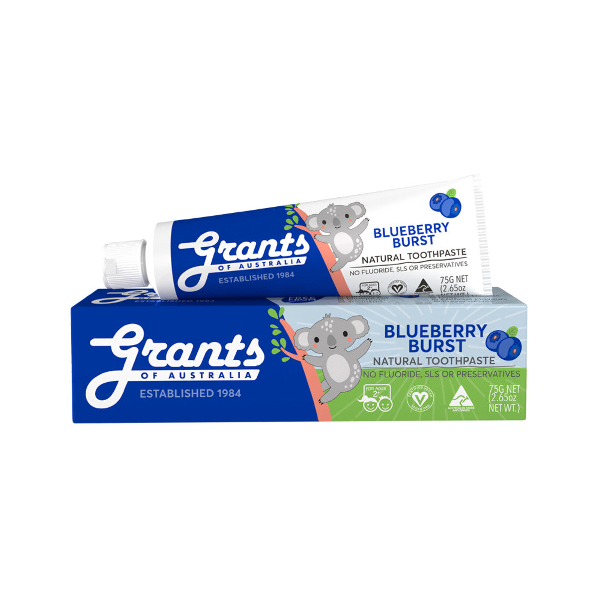 GRANTS Kids Toothpaste Blueberry 75g