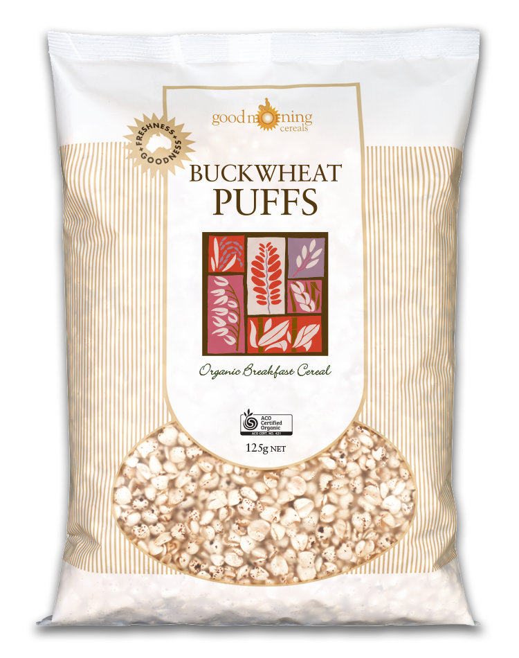 GM CEREALS Buckwheat Puffs 125g