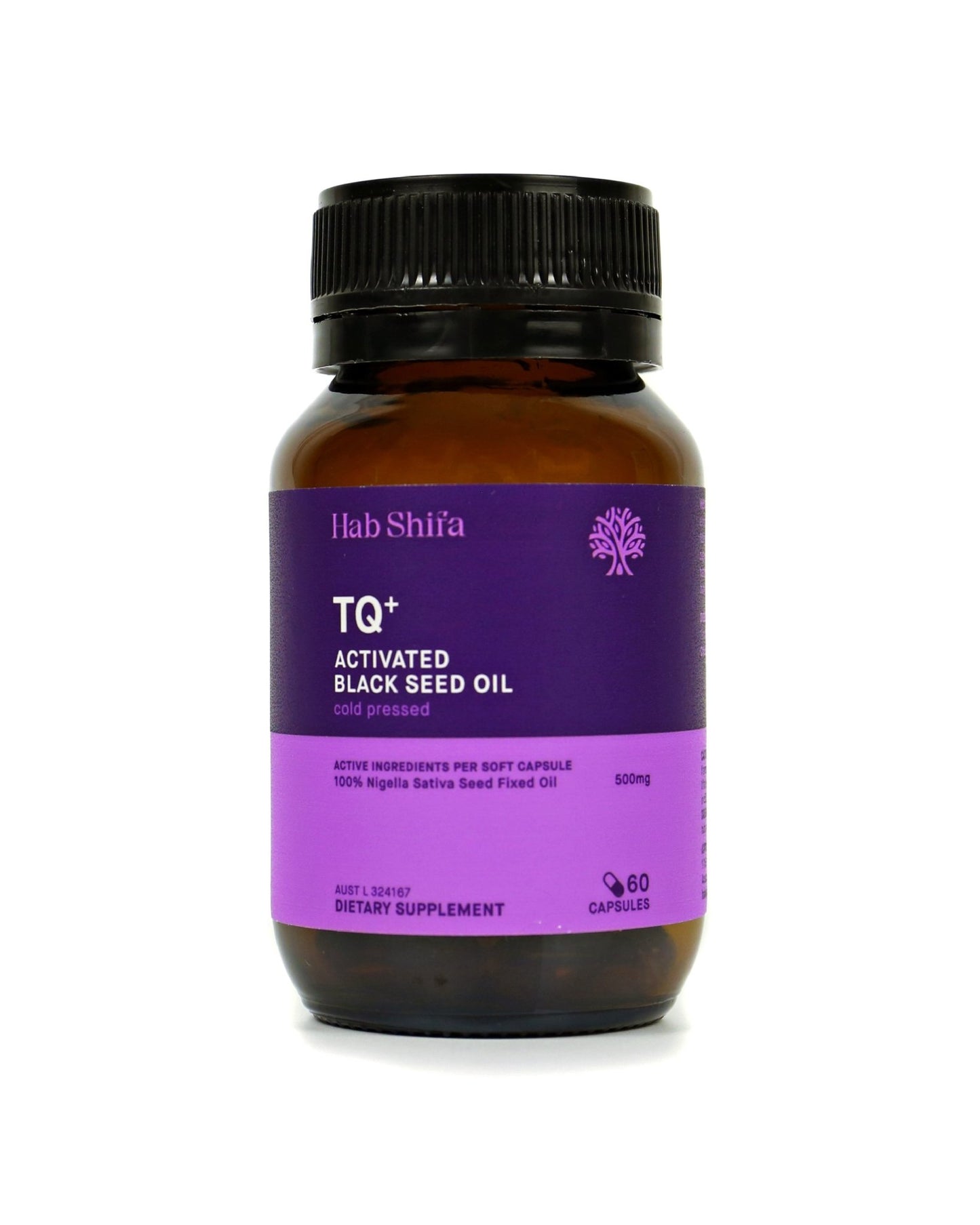 HAB SHIFA TQ+ Activated Black Seed Oil 60 Capsules