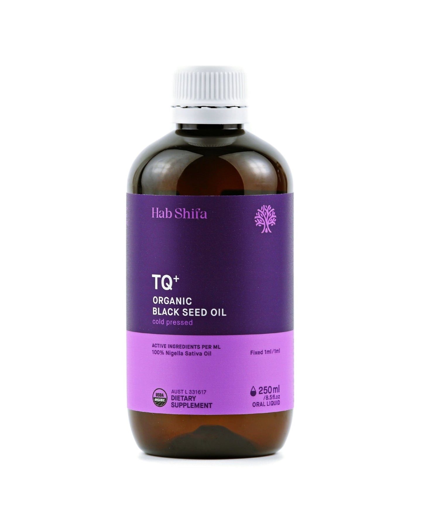 HAB SHIFA TQ+ Organic Black Seed Oil 250ml