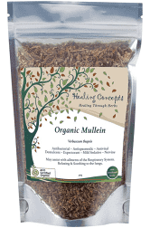 HEALING CONCEPTS Mullein Organic Loose Leaf Tea 40g