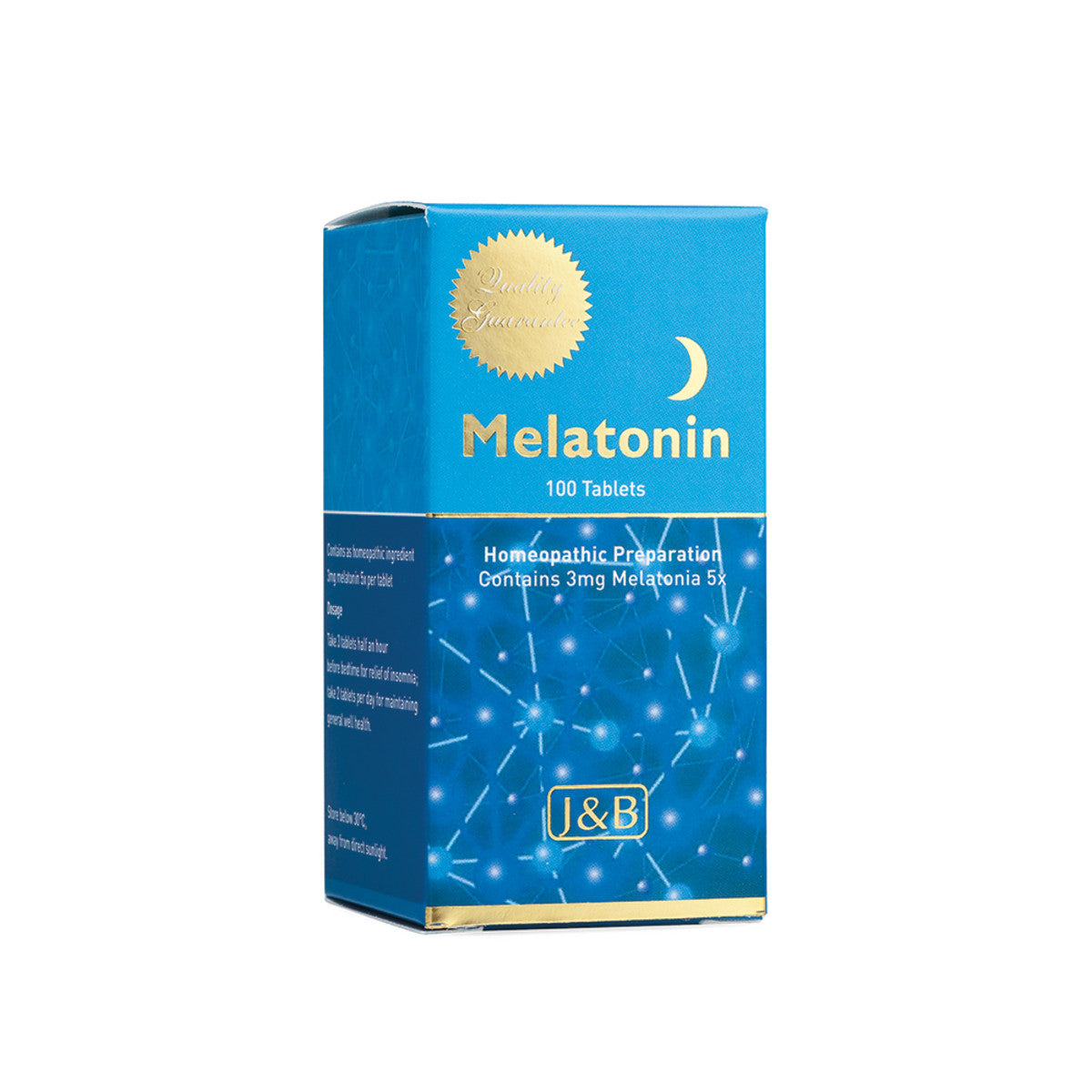 J&B (Johnson & Barana) Melatonin 100t