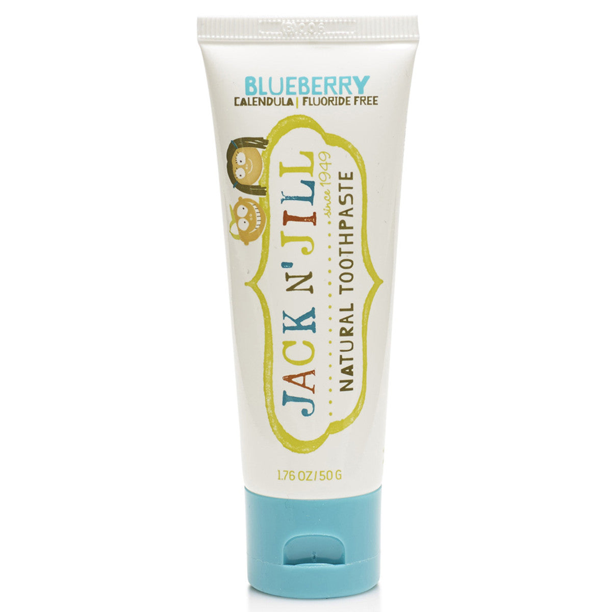 Jack N Jill Natural Toothpaste with Calendula (Fluoride Free) Blueberry 50g