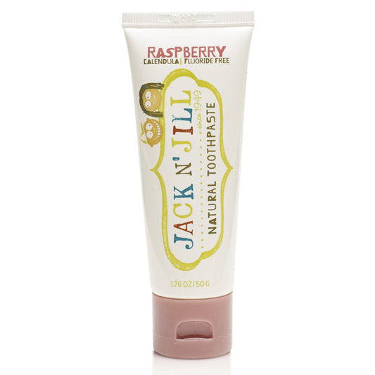 Jack N Jill Natural Toothpaste with Calendula (Fluoride Free) Raspberry 50g