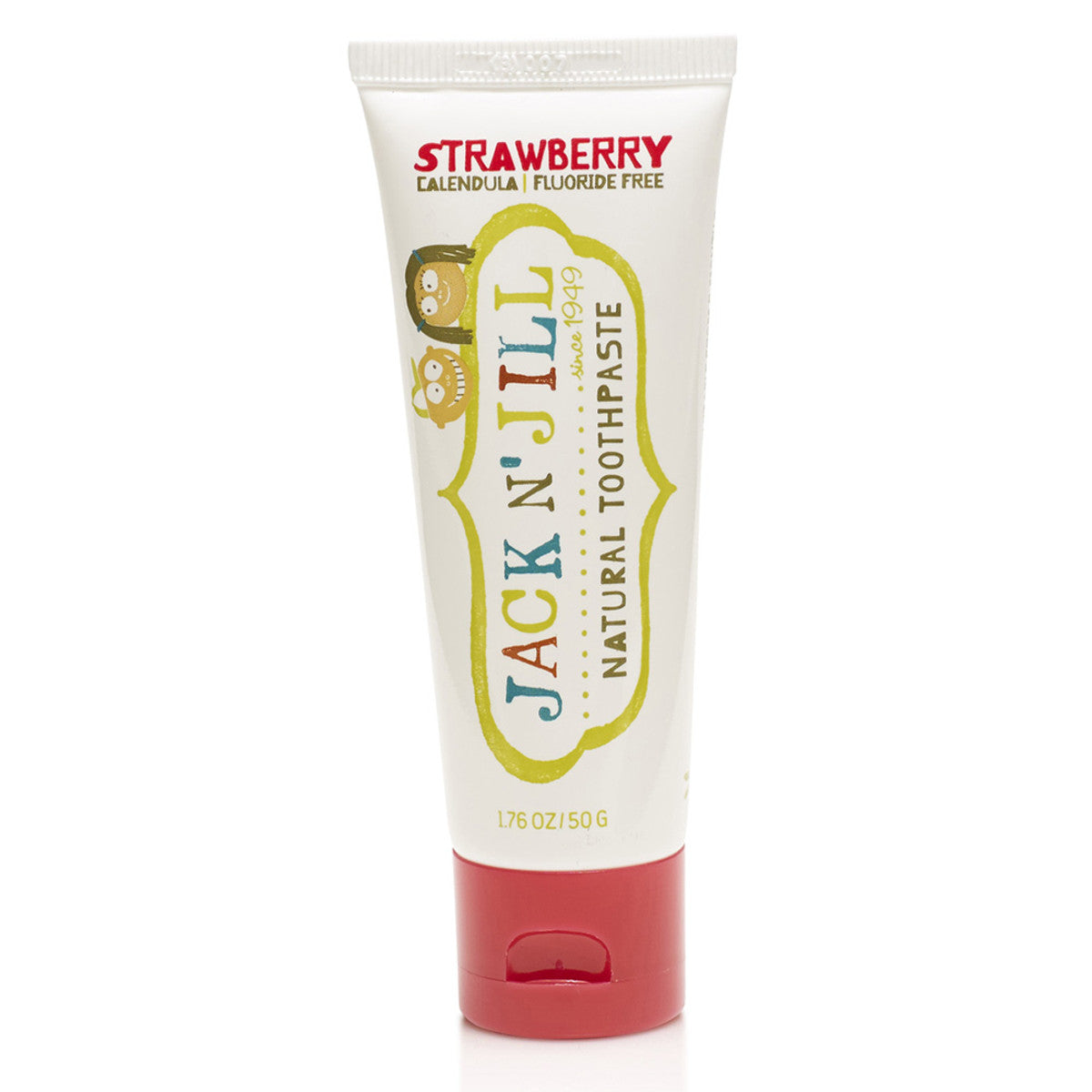 Jack N Jill Natural Toothpaste with Calendula (Fluoride Free) Strawberry 50g