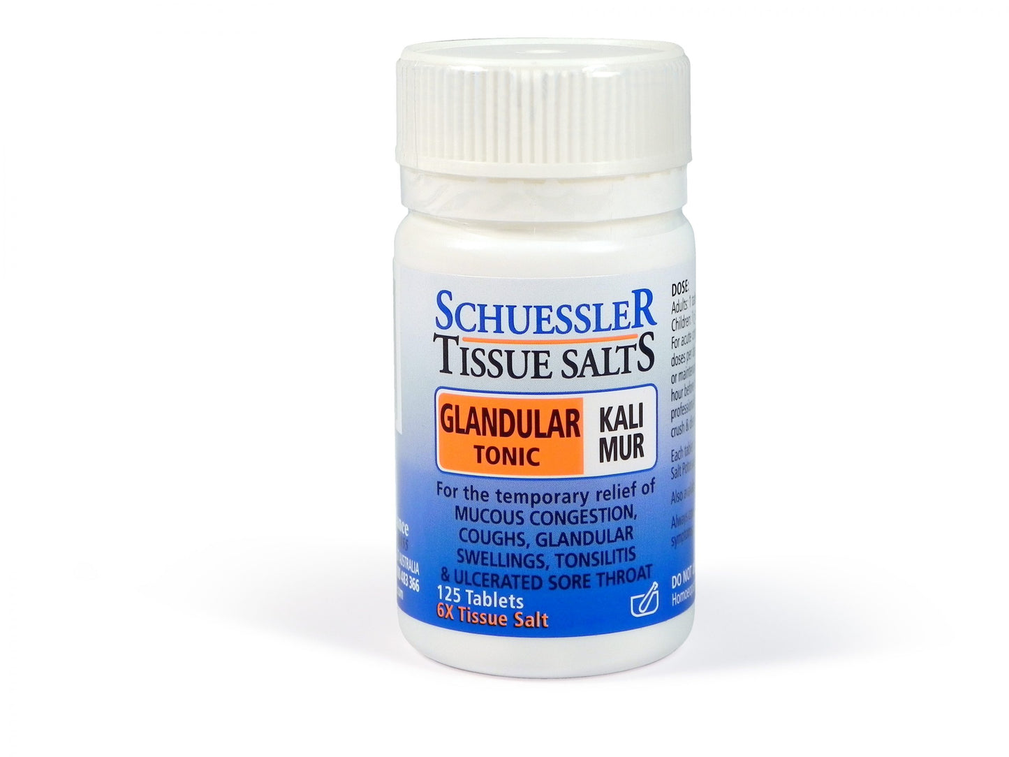 SCHUESSLER Kali Mur GLANDULAR TONIC 125t