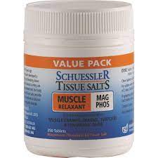 SCHUESSLER Mag Phos MUSCLE RELAXANT 250t