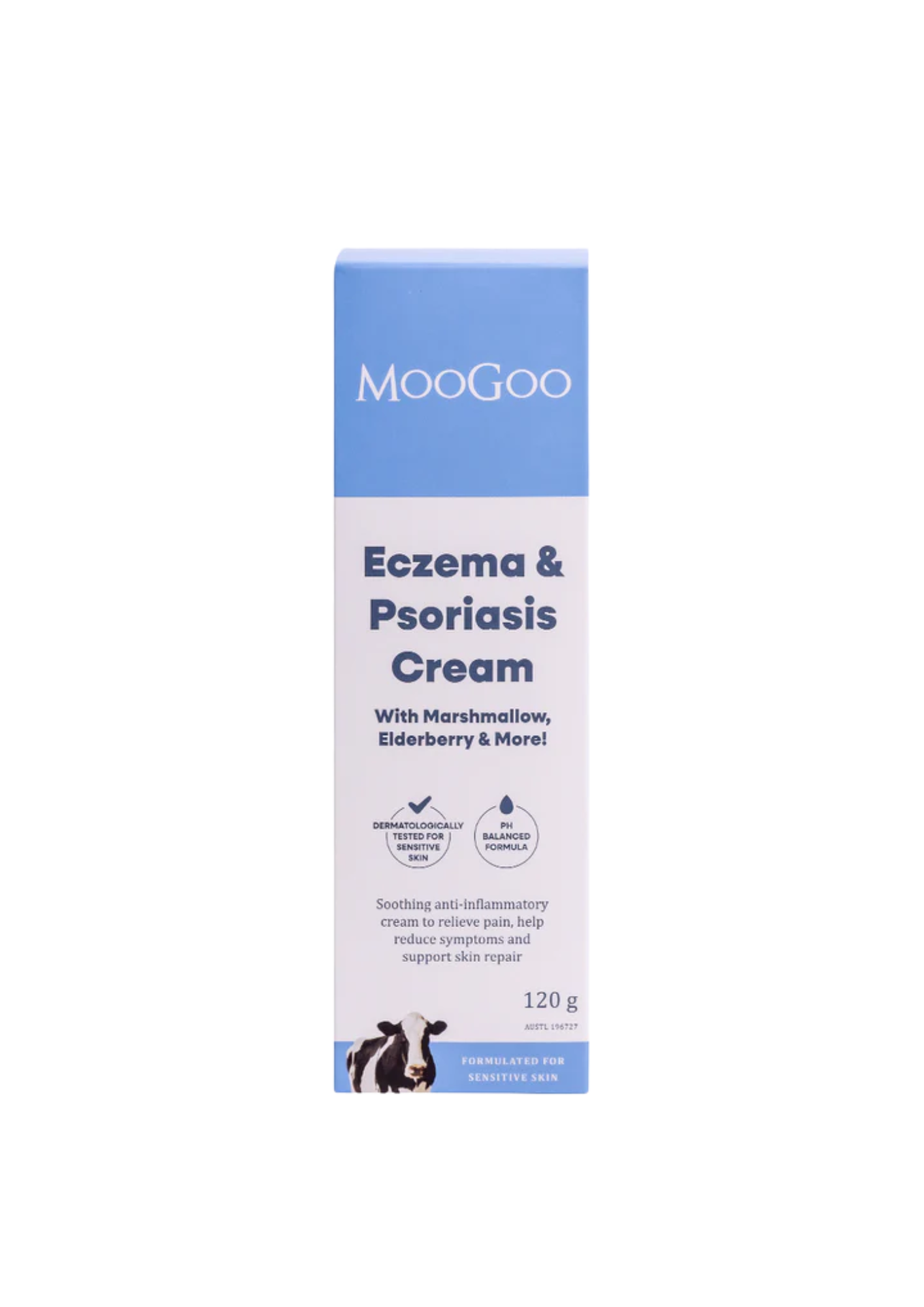 MOOGOO Eczema & Psoriasis Cream With Marshmallow Root 120g