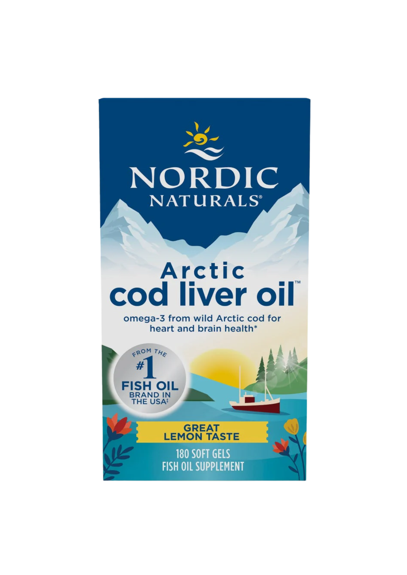 NORDIC NATURALS Arctic Cod Liver Oil 180c