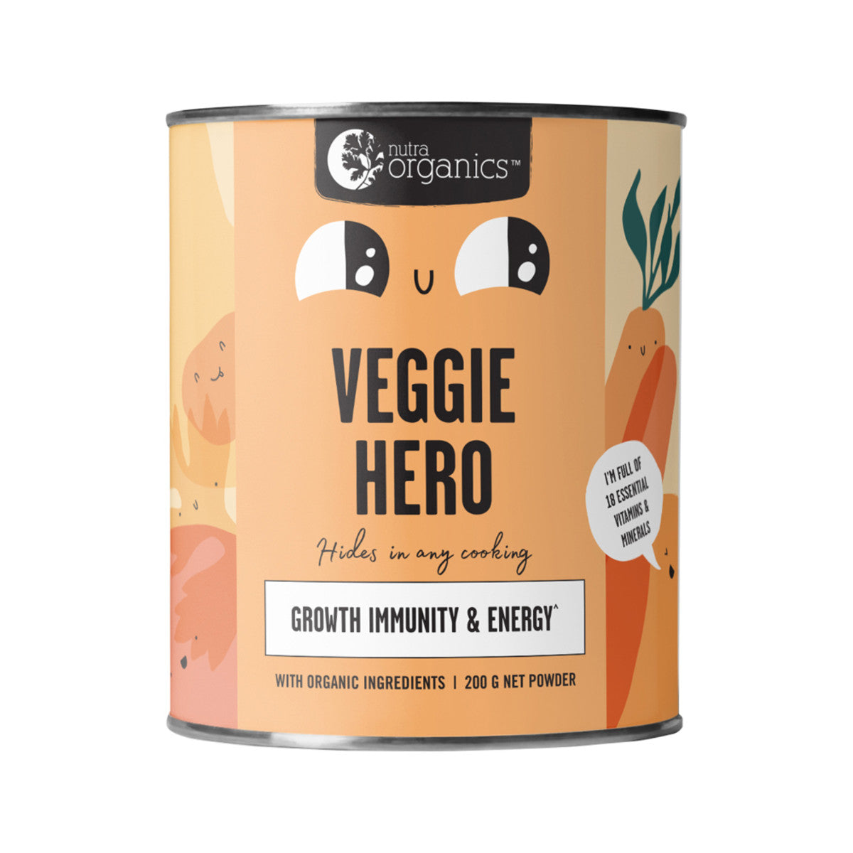 NUTRA ORGANICS Veggie Hero 200g