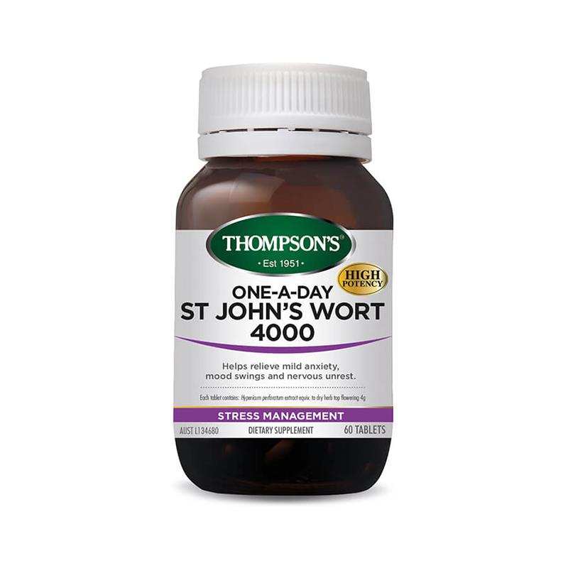 THOMPSONS One-A-Day St Johns Wort 4000mg 60t