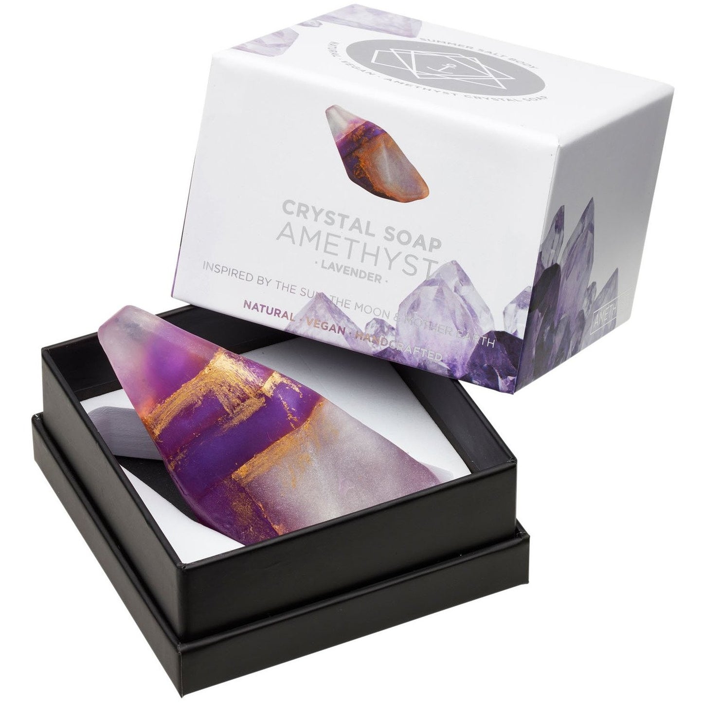 SUMMER SALT BODY Crystal Soap - Amethyst Lavender