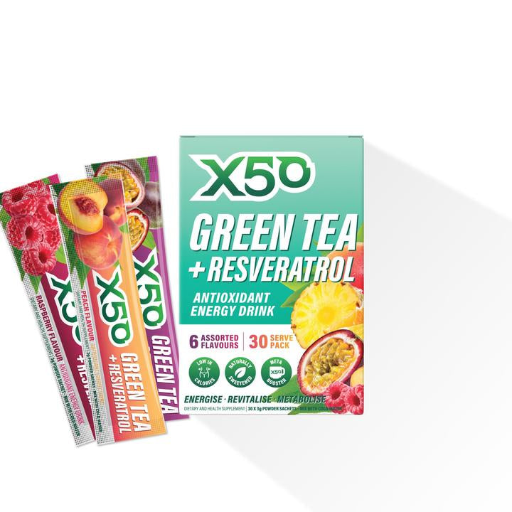 X50 Green Tea Assorted x30