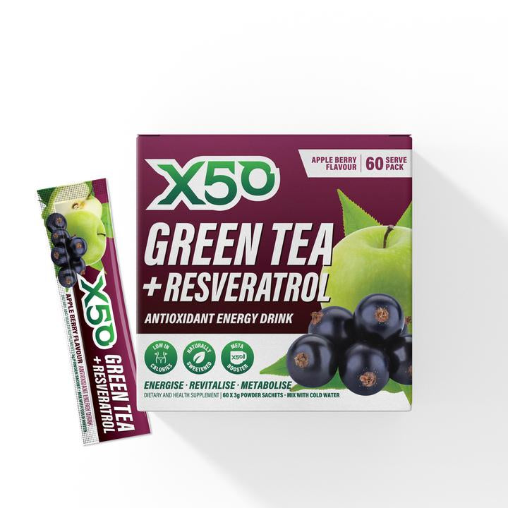 X50 Green Tea Apple Berry x60