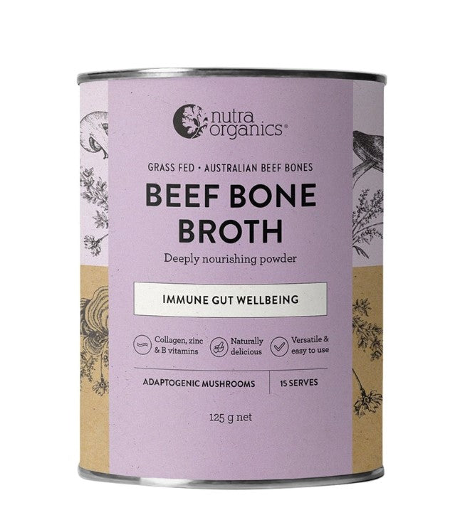 Nutra Organics Beef Bone Broth Adaptogenic Mushroom 125g