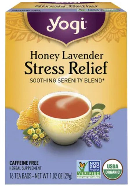 YOGI Honey Lavender Stress Relief tbags x16