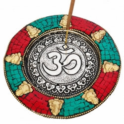 INCENSE HOLDER Buddha Round 10cm
