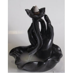 INCENSE HOLDER Ceramic Hand Burner 11cm