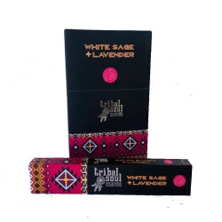 INCENSE TRIBAL White Sage Lav 15g