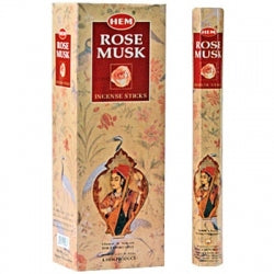 INCENSE HEM HEX Rose Musk x20
