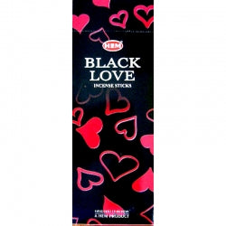 INCENSE HEM Black Love x8