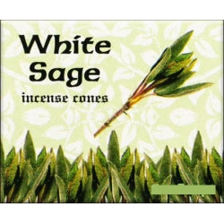 INCENSE CONES KAMINI White Sage x10