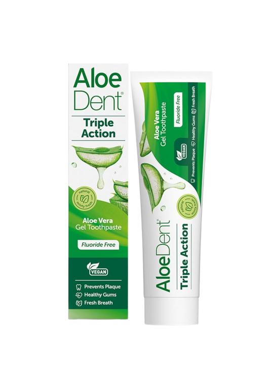 ALOE DENT Toothpaste Triple Action (Fluoride Free) 100ml