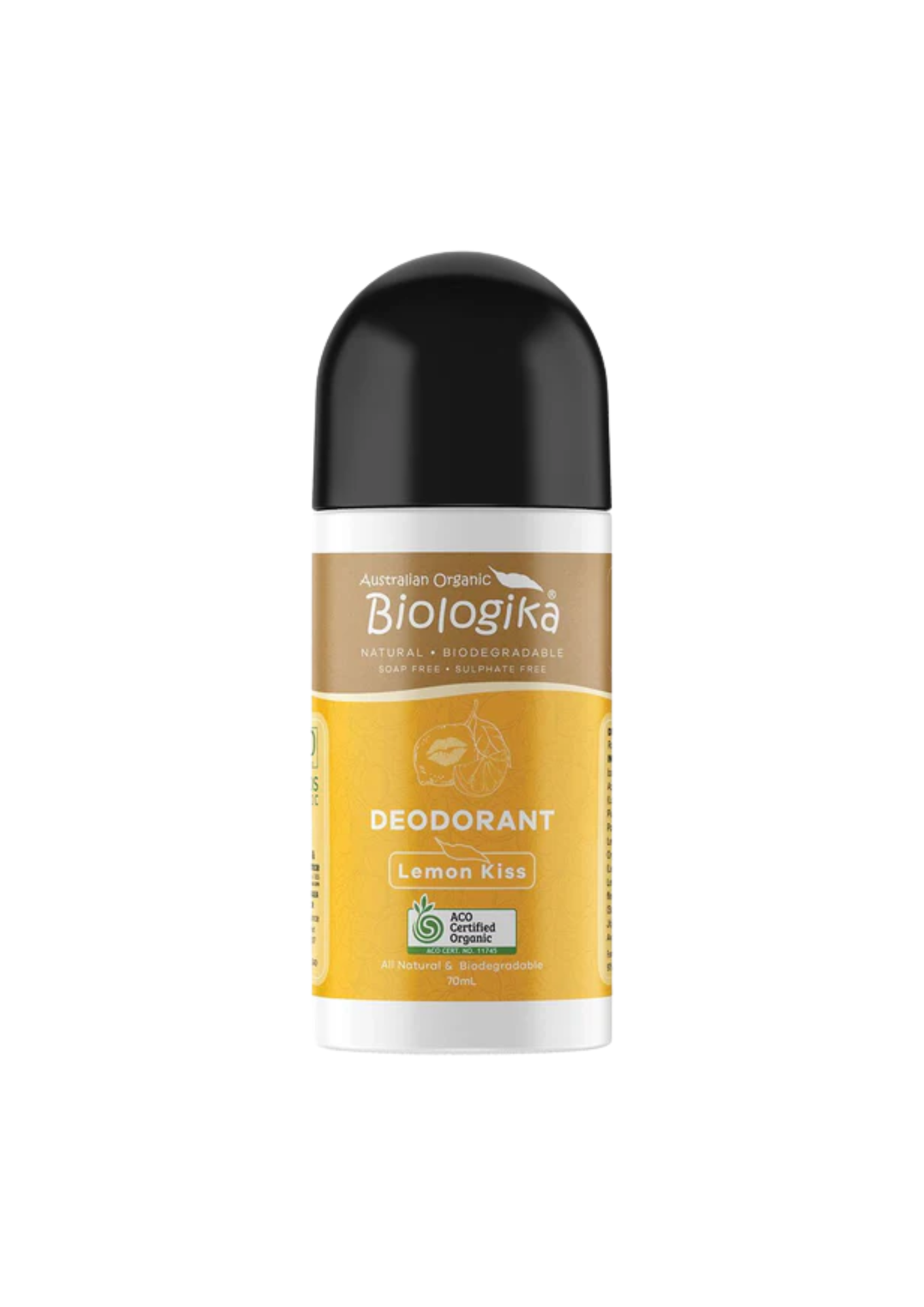 BIOLOGIKA Deodorant Lemon Kiss Roll On 70ml