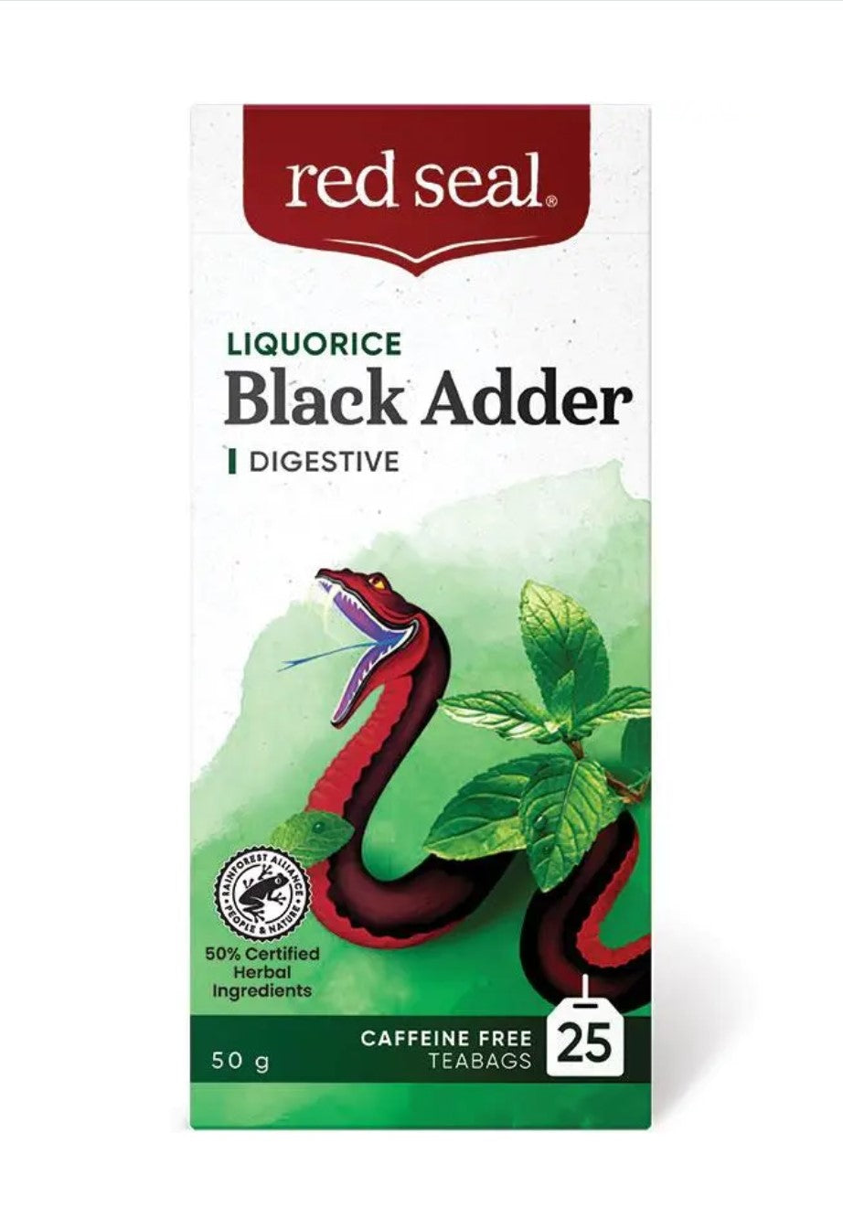 RED SEAL Black Adder Liquorice Divestive tbags x25